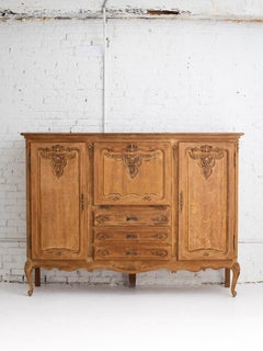 20th Century Louis XV Style French Country Bar Cabinet
