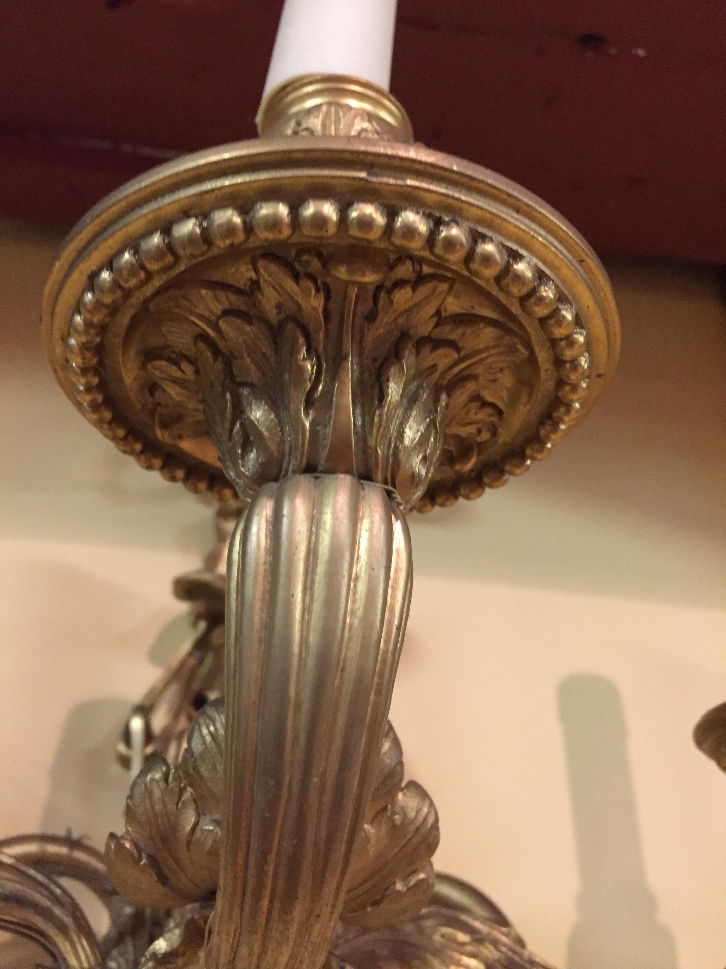 Französische Prunk-Applikation oder Wandlampe im Louis XV-Stil des 20. Jahrhunderts im Angebot 4
