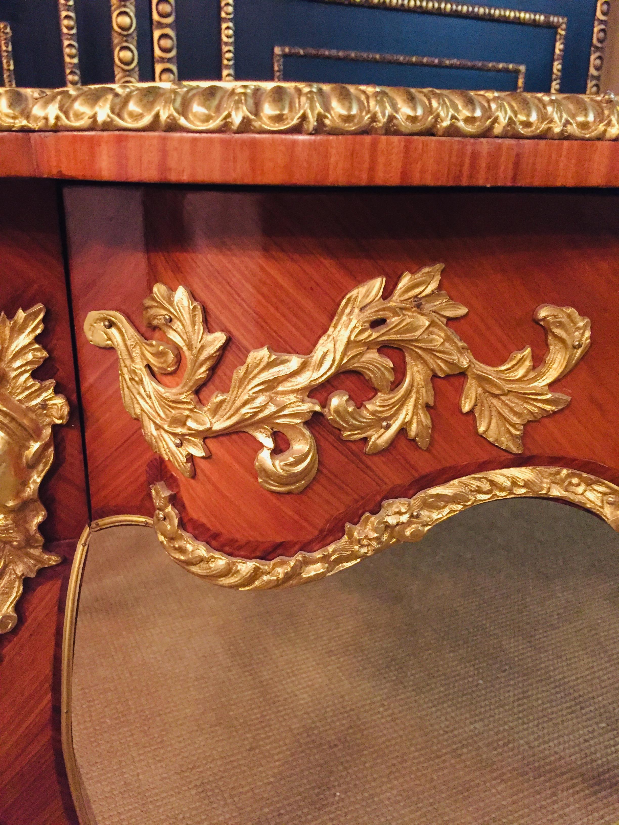 20th Century Louis XV Style French Salon Table Bronze 5