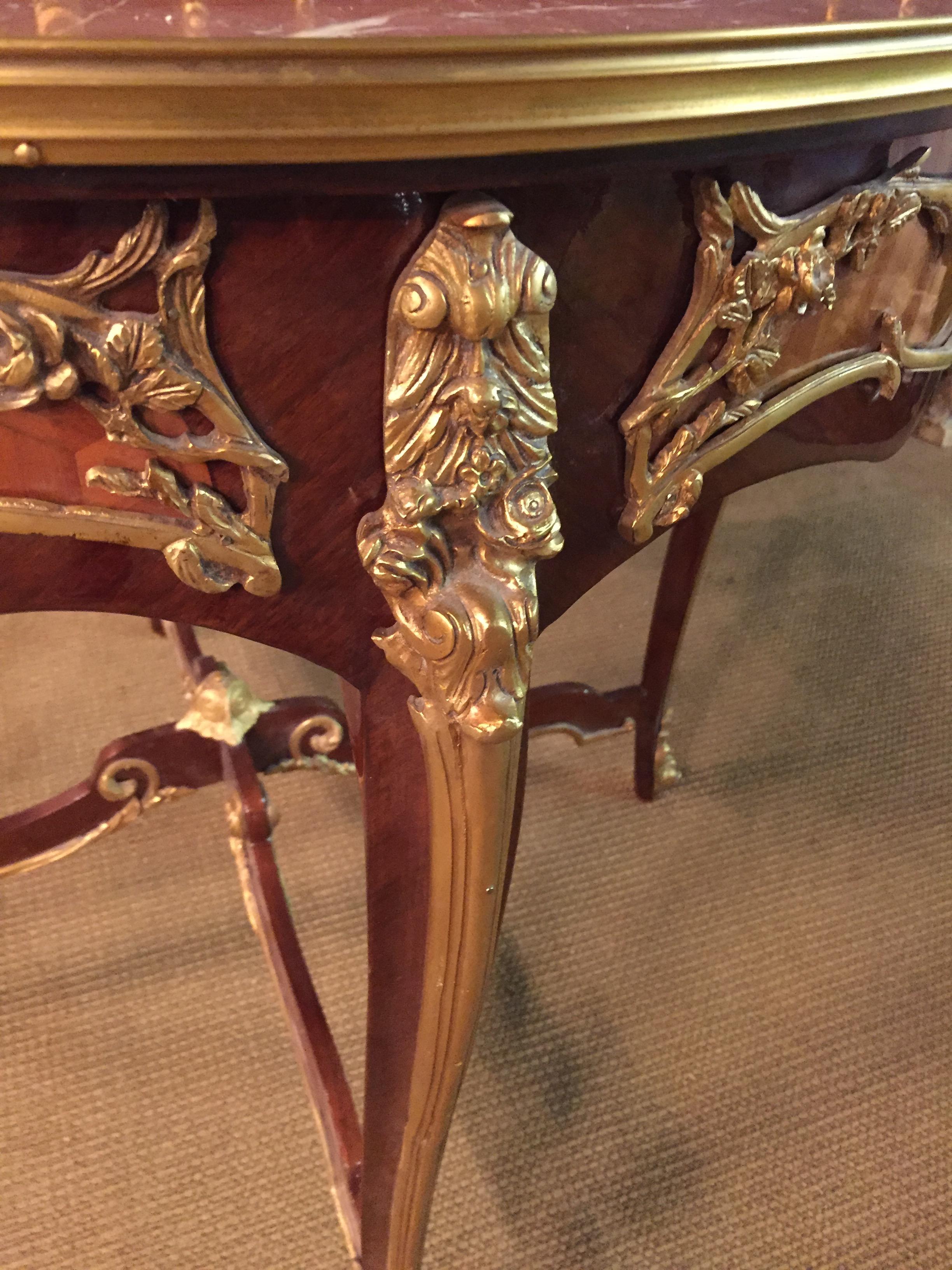 20th Century Louis XV Style French Salon Table 13