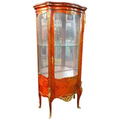 20th Century Louis XV Style French Salon Vitrine