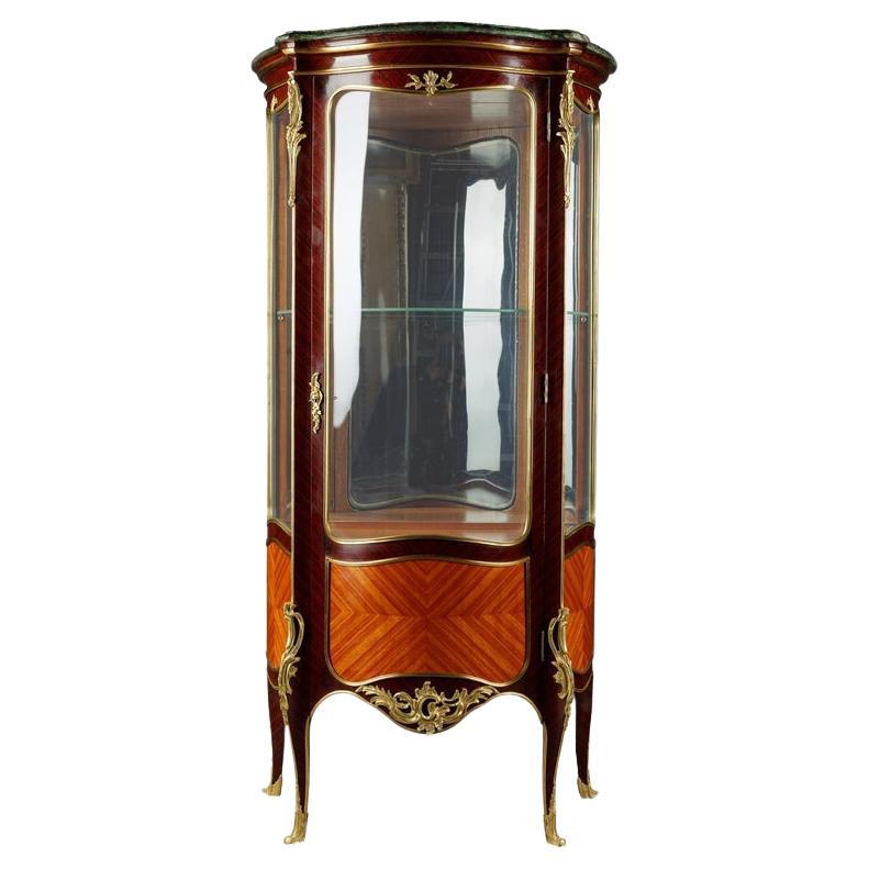 20th Century Louis XV Style French Vitrine