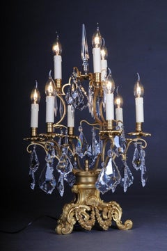 20th Century Louis XV Style Girandole Table Lamp