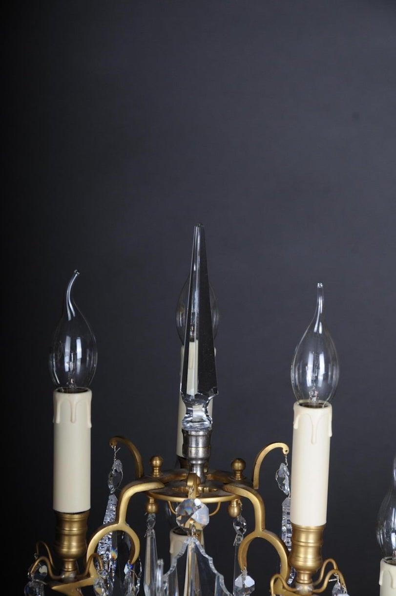 Lámpara de Sobremesa Girandole Estilo Luis XV Siglo XX Latón en venta