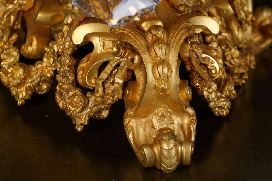 20th Century Louis XV Style Girandole Table Lamp For Sale 2