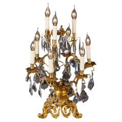 20th Century Louis XV Style Girandole Table Lamp