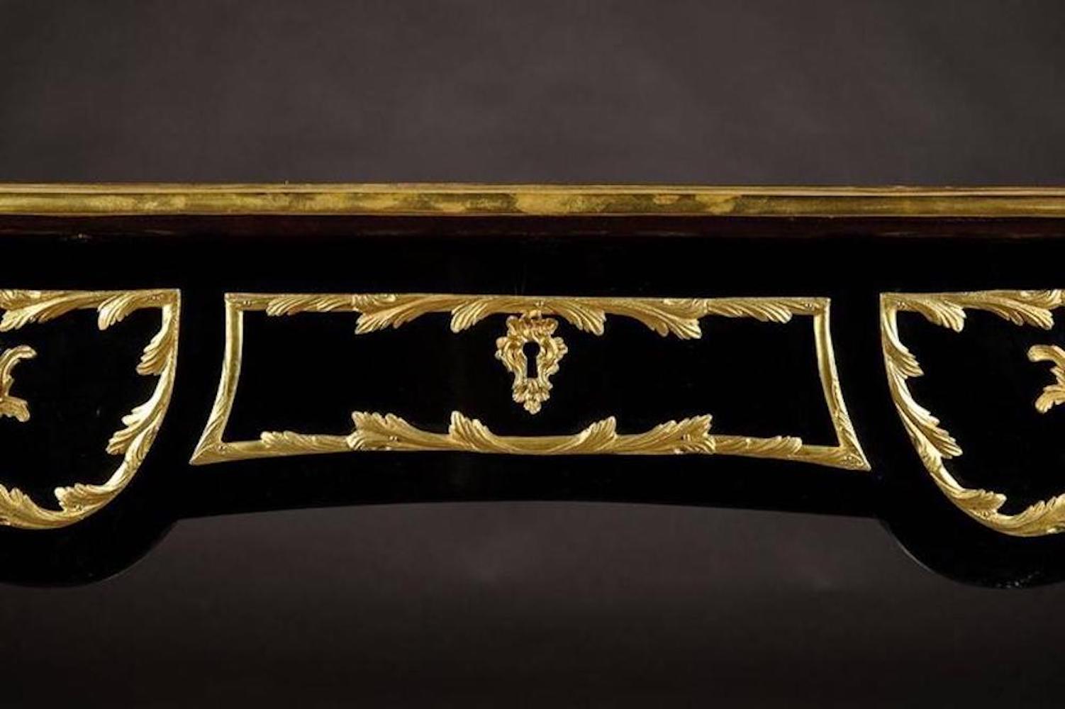 20. Jahrhundert Louis XV Stil Damen Bureau Plat oder Schreibtisch im Angebot 3
