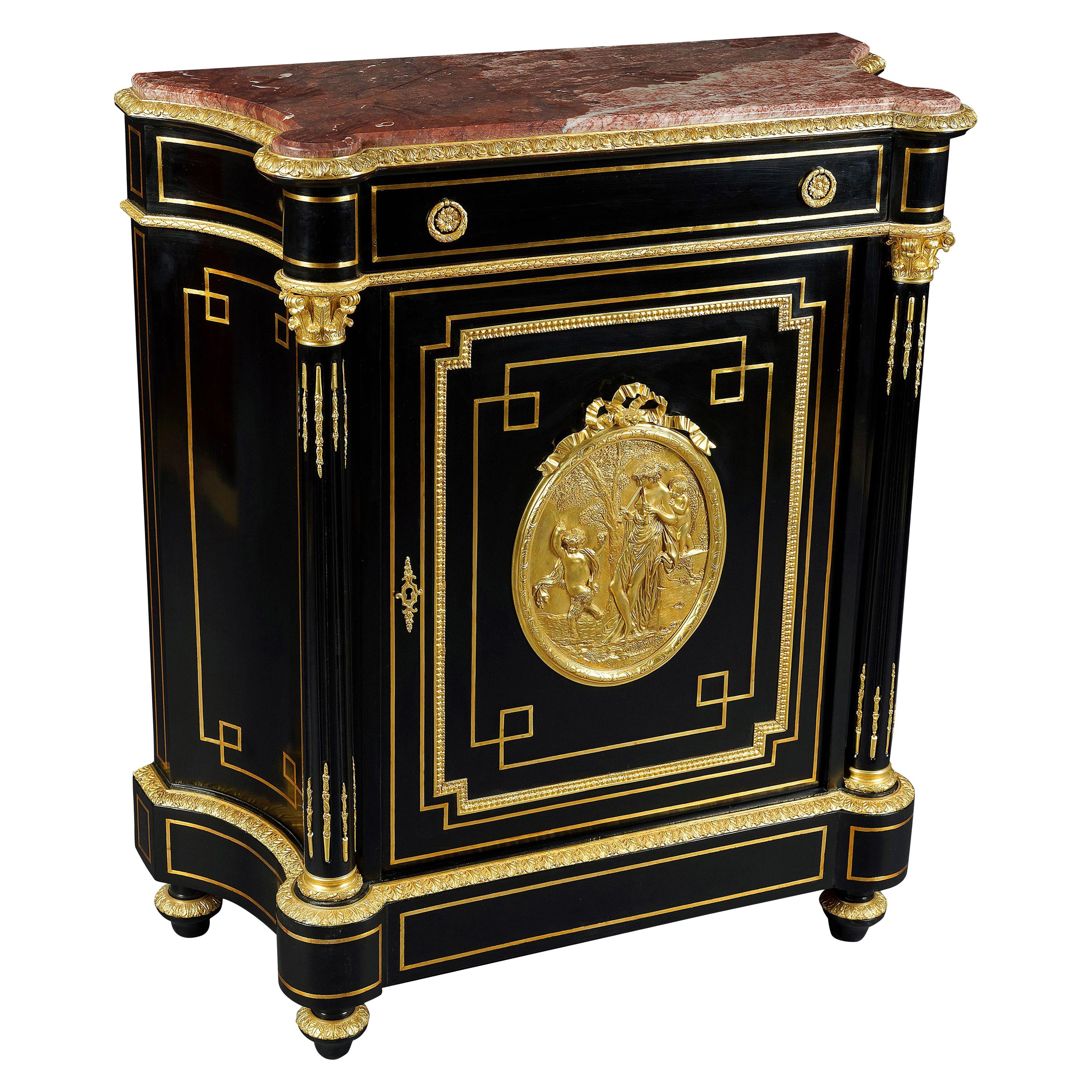 20th Century Louis XV Style Meuble d'appui Cabinet For Sale
