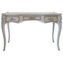 20th Century Louis XV Style Painted Desk