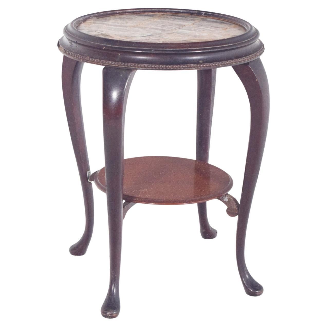 Runder Beistelltisch im Louis-XV-Stil des 20.
