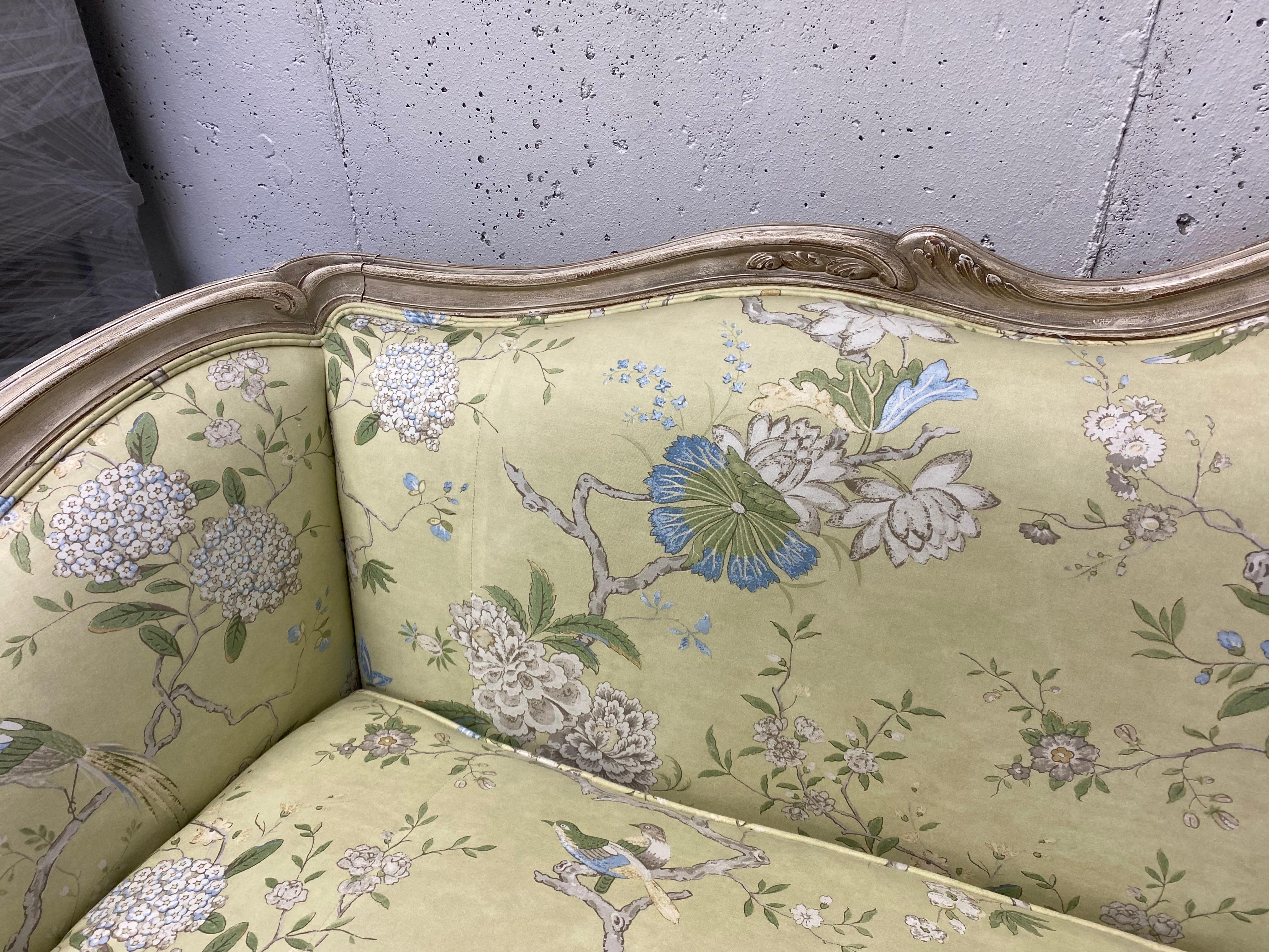20th Century Louis XV Style Upholstered Sofa For Sale 6