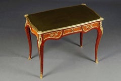 20th Century Louis XV Style Womens Tulip Veneer, Bureau Plat or Desk
