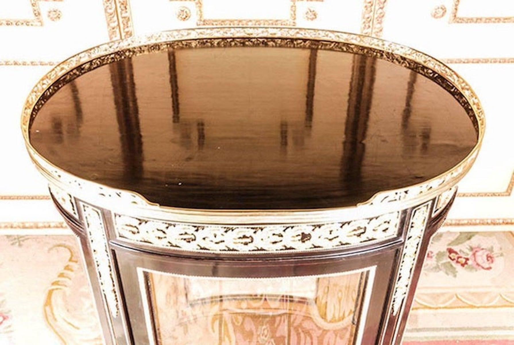 Vitrina de Salón Francesa Estilo Clasicista Luis XVI Siglo XX en Bueno estado para la venta en Berlin, DE