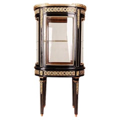 20th Century Louis XVI Classicist Style French Salon Vitrine