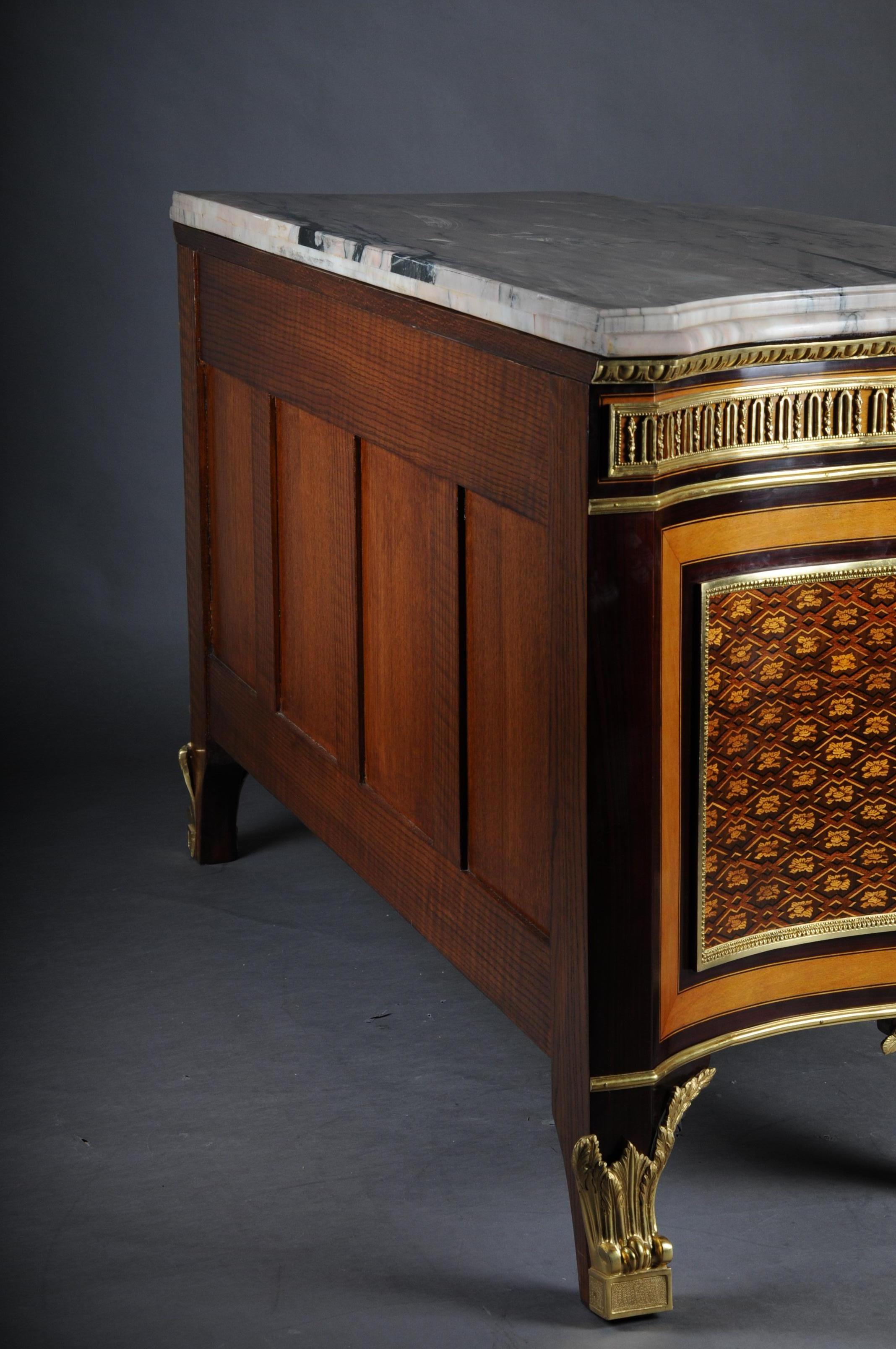 20th Century Louis XVI Style Commode/Chest of Drawers after Jean Henri Riesener For Sale 11