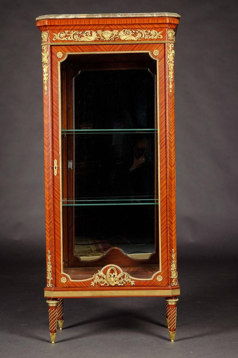 20th Century Louis XVI Style French Vitrine In Good Condition For Sale In Berlin, DE