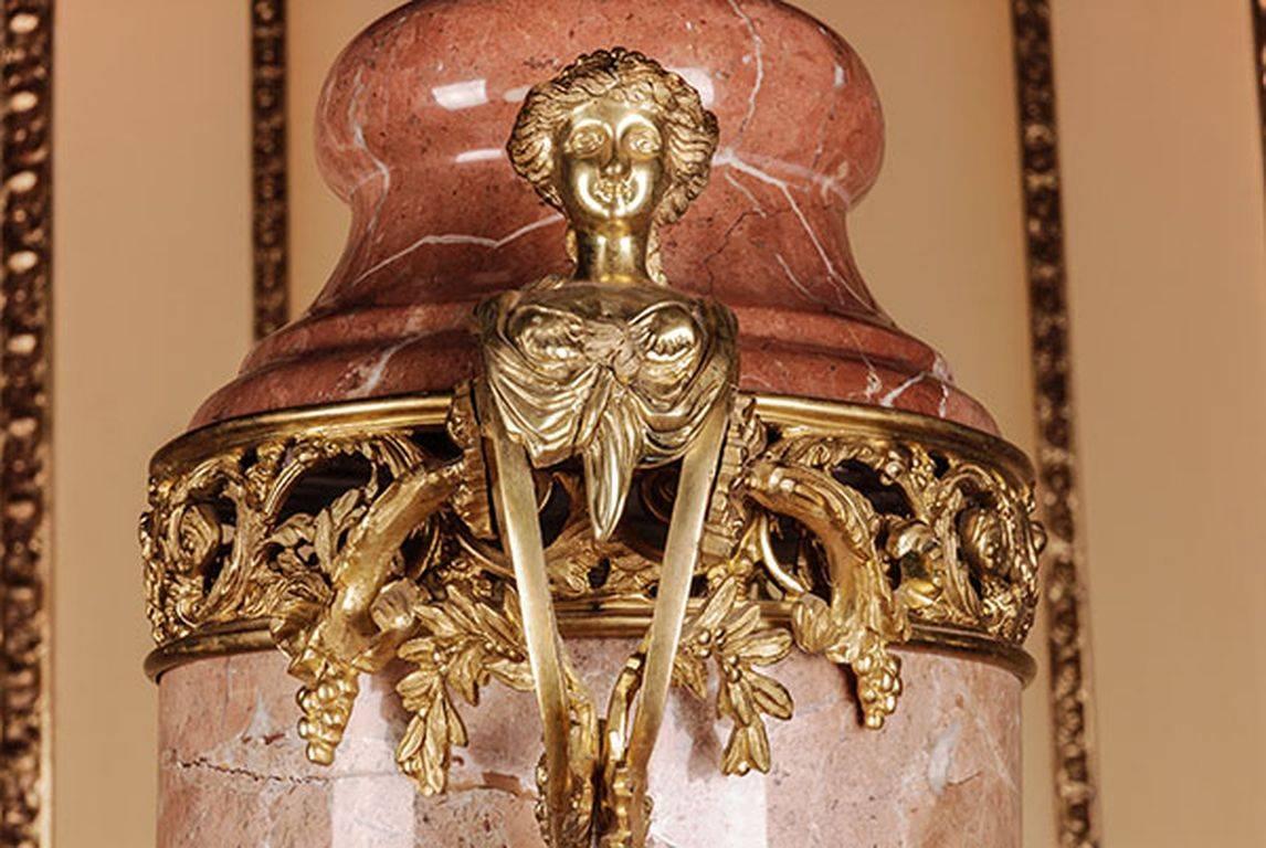 Bronze 20th Century Louis XVI Style Lided Vase For Sale