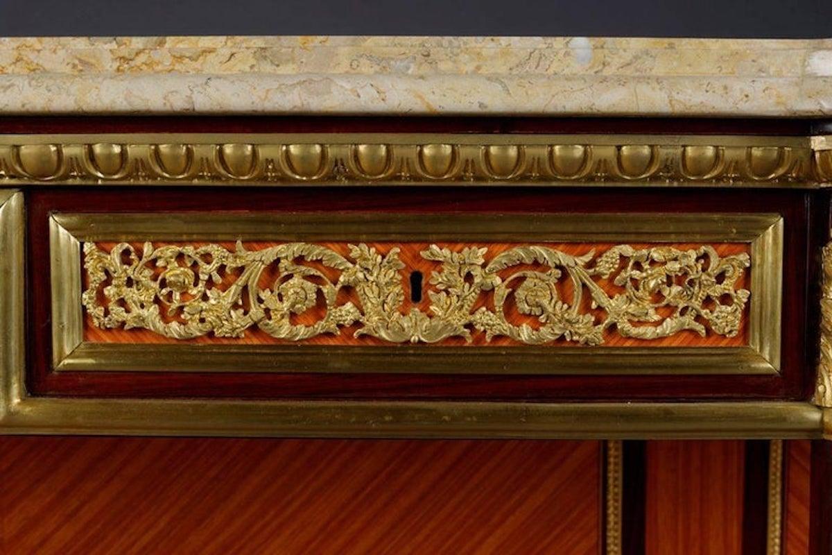 XX secolo 20° secolo, Meuble D'appui Credenza Sideboard in stile Luigi XVI in vendita