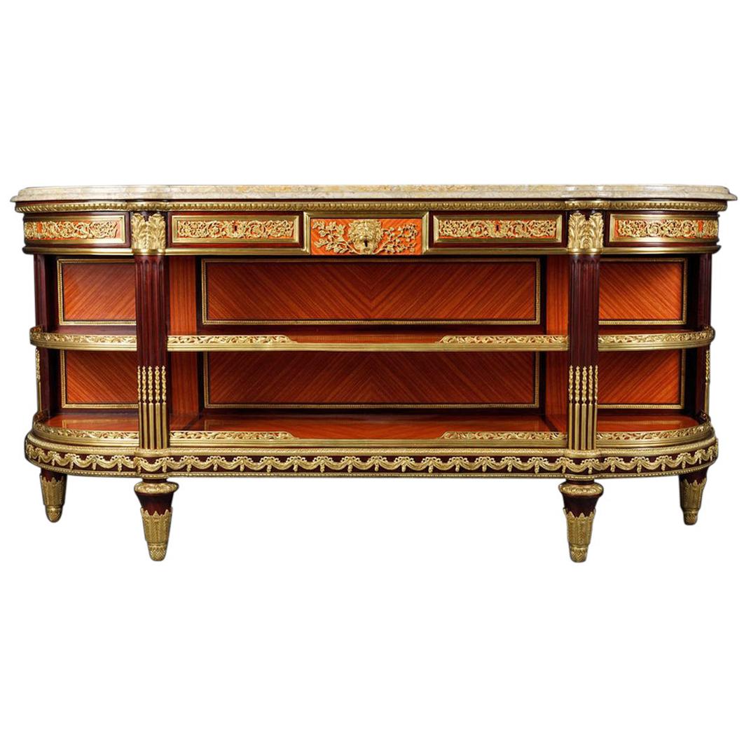 Enfilade d'appoint en meuble d'appui de style Louis XVI du 20ème siècle