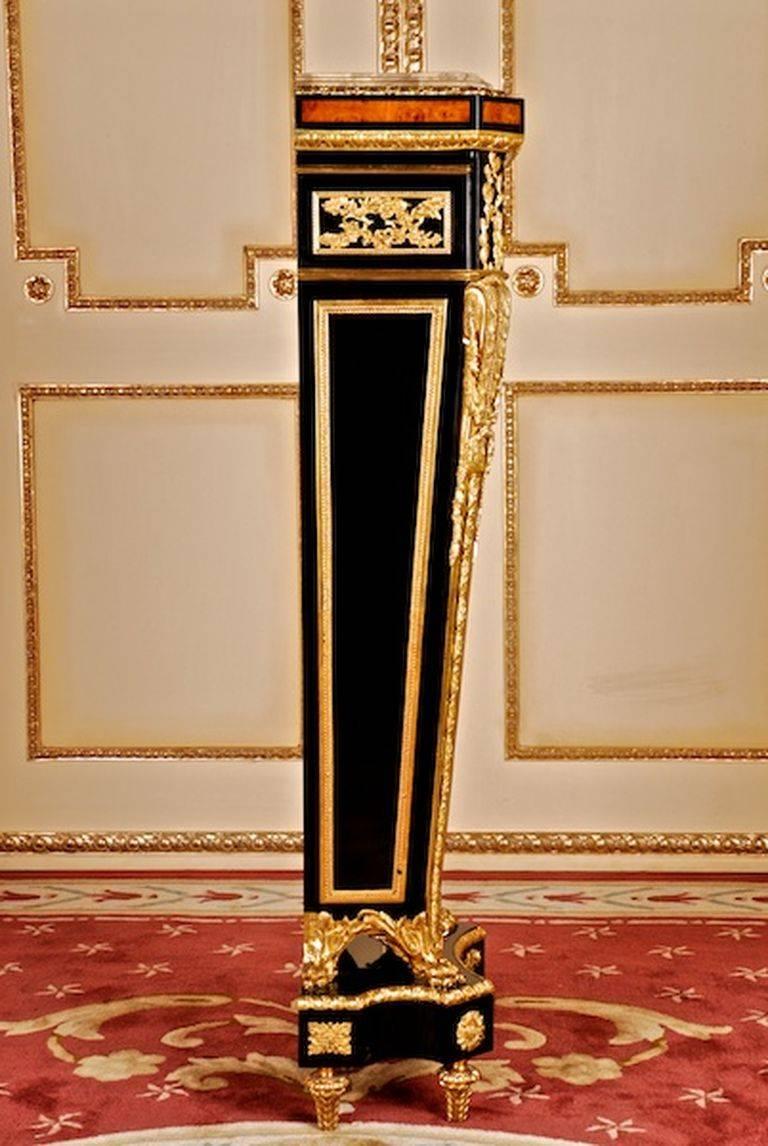 20th Century Louis XVI Style Pedestal after Jean Henri Riesener For Sale 5