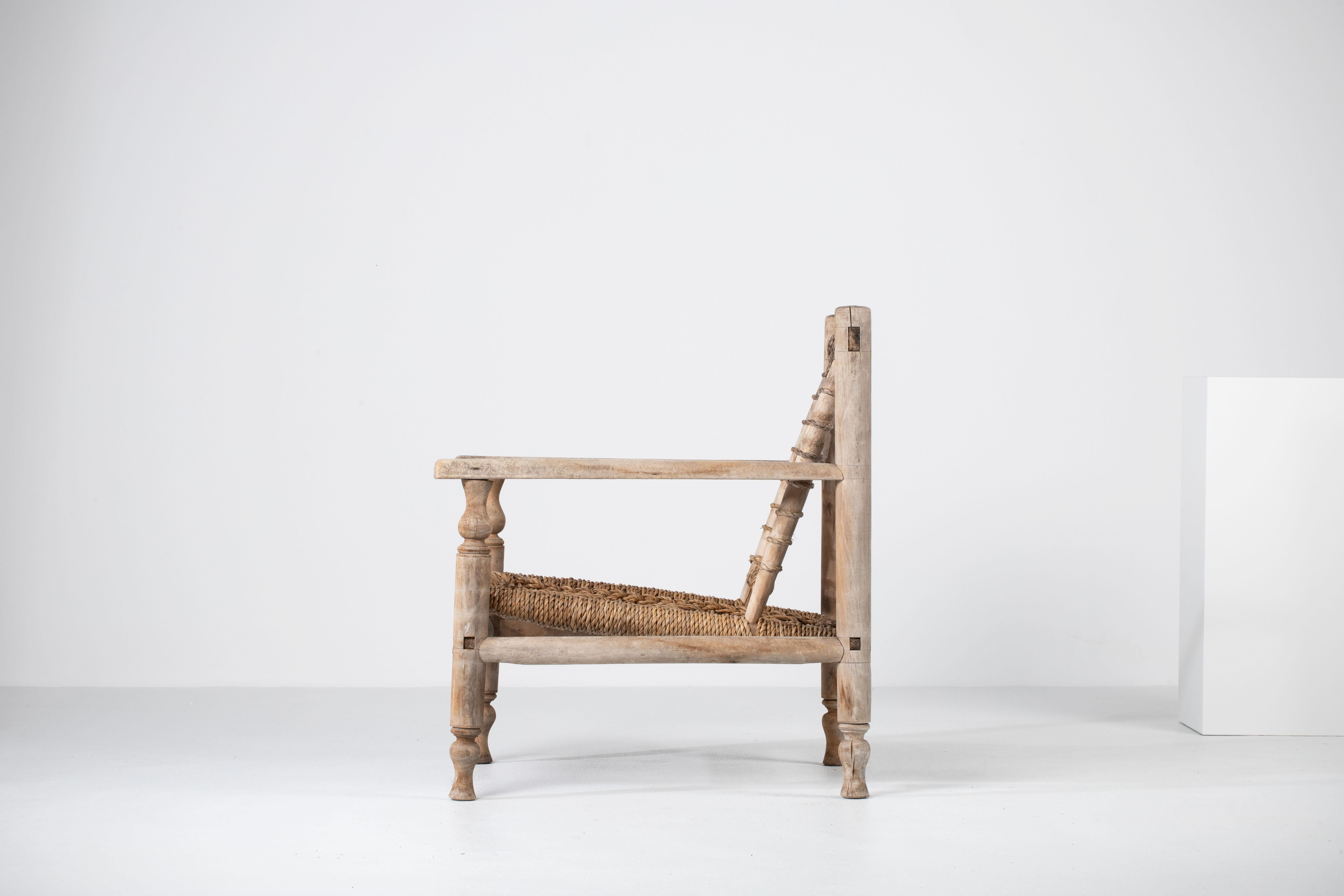 Mid-20th Century 20th Century Lounge Chair, Audoux Minet Edition Vibo, 1950