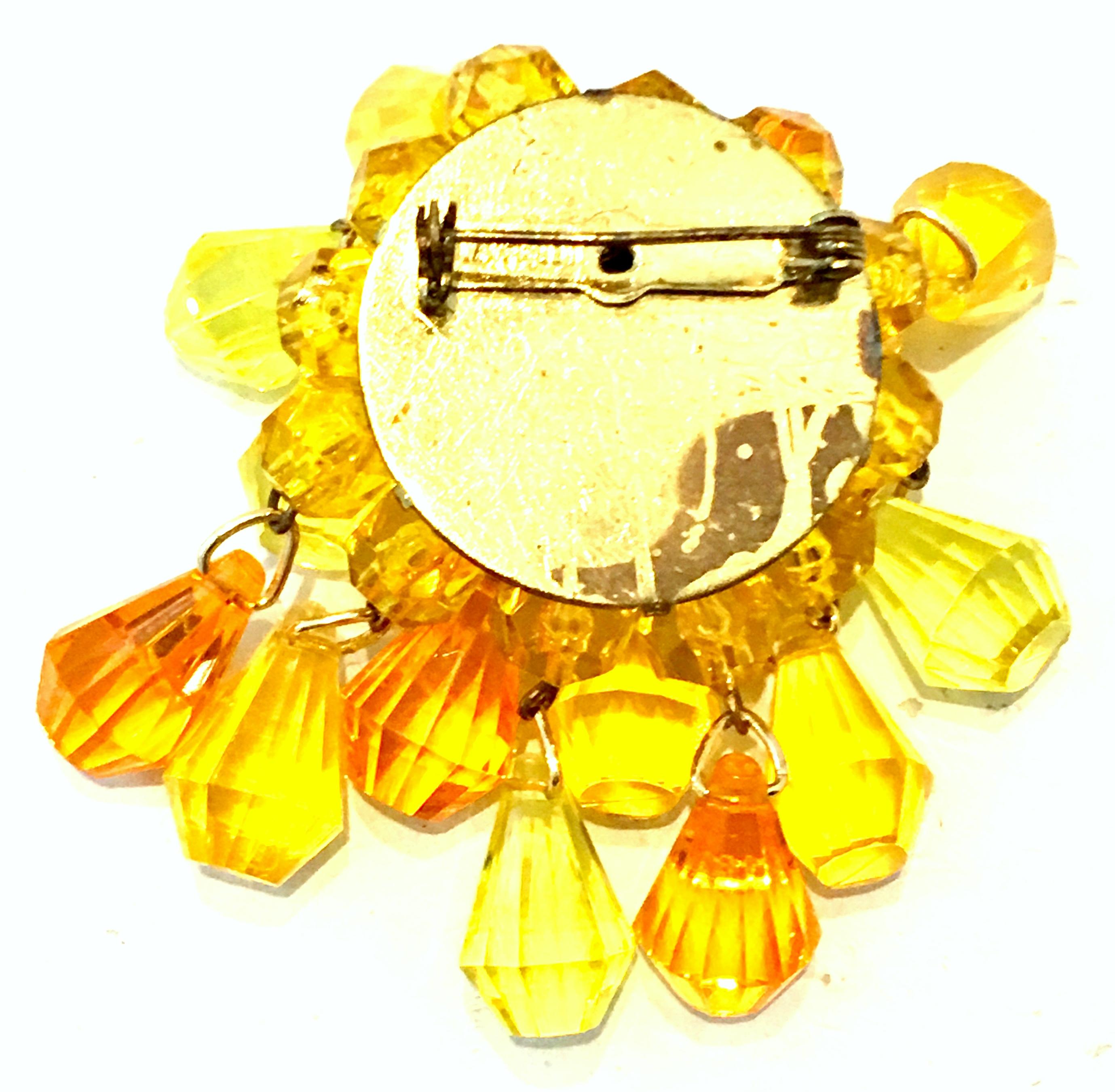 20th Century Lucite Bracelet, Brooch & Earrings Set Of Four Pieces By, Vendome For Sale 12