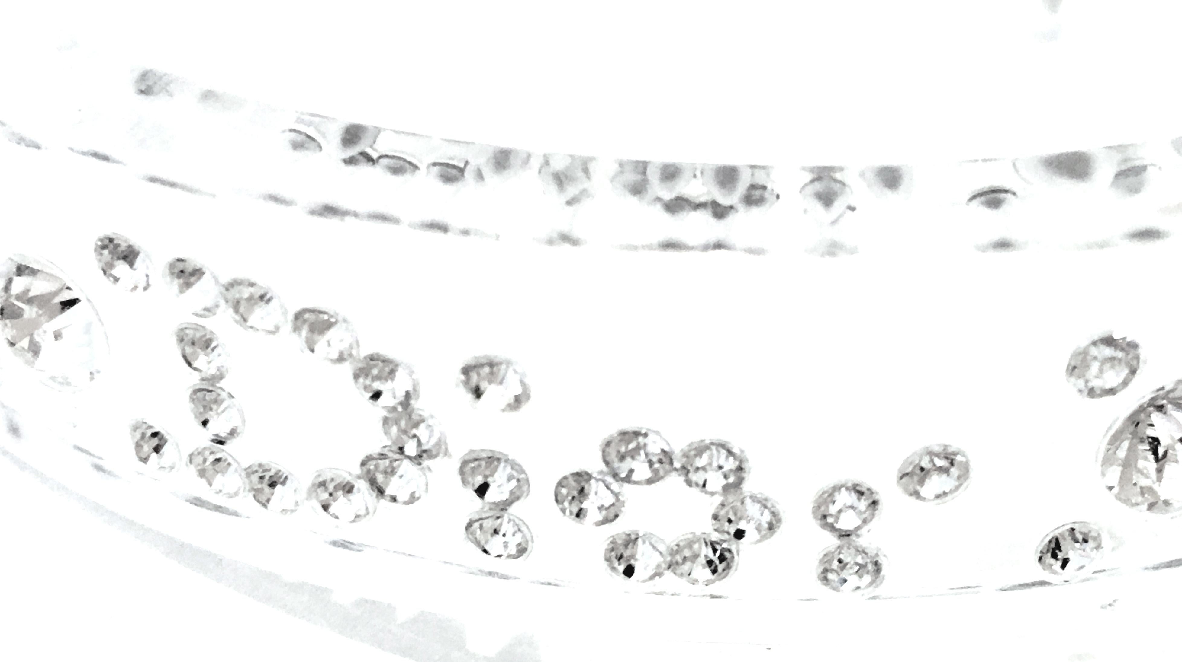 Women's or Men's 20th Century Lucite & Swarovski Crystal 
