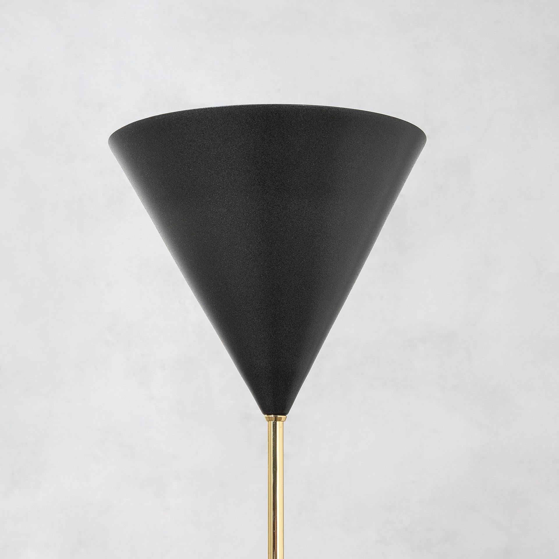 Mid-Century Modern Lampadaire Luigi Caccia Dominioni du 20ème siècle modèle LTE5 Imbuto pour Azucena, années 50 en vente