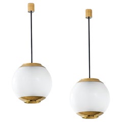 20th Century, Luigi Caccia Dominioni for Azucena Pair of Pendant Lamp mod. LS 2