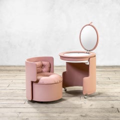 20th Century Luigi Massoni for Poltrona Frau Dilly Dally Vanitiy Dressing Table