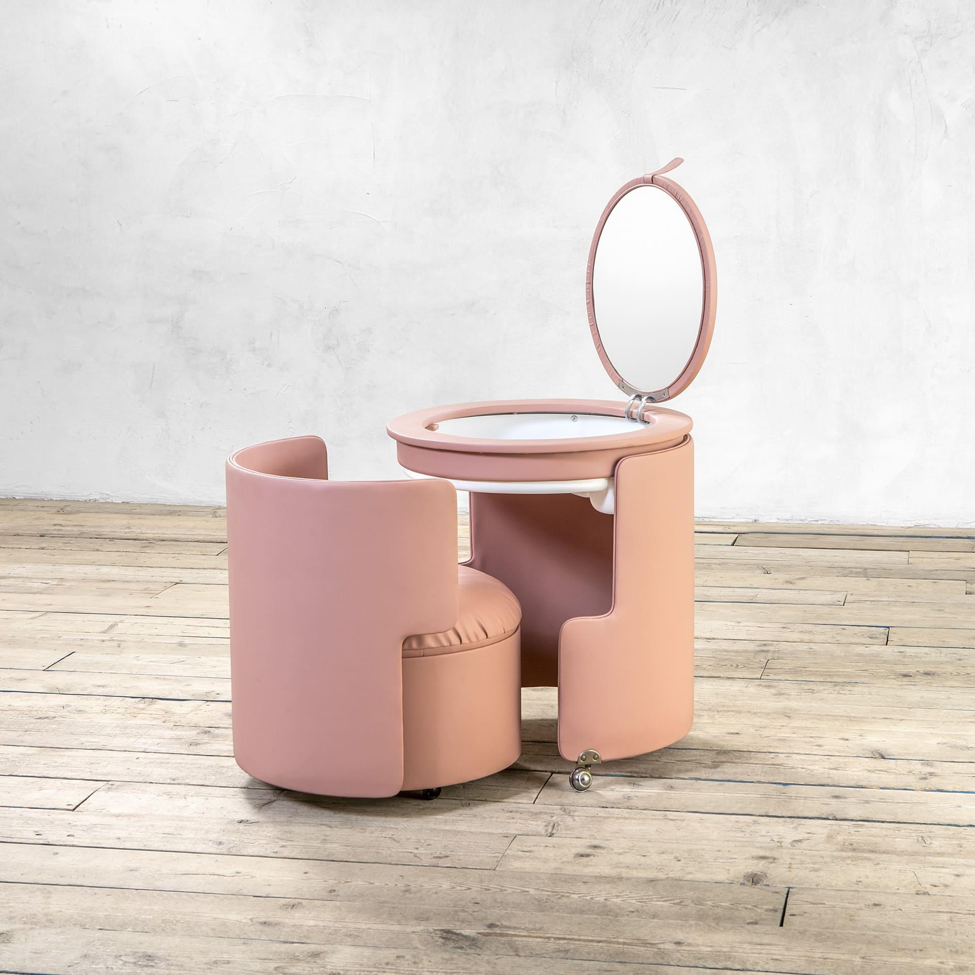 Mid-Century moderno Tavolino da toilette Dilly Dally Vanitiy del XX secolo di Luigi Massoni per Poltrona Frau in vendita