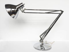 20th Century Luxo Articulated Chrome Desk Lamp