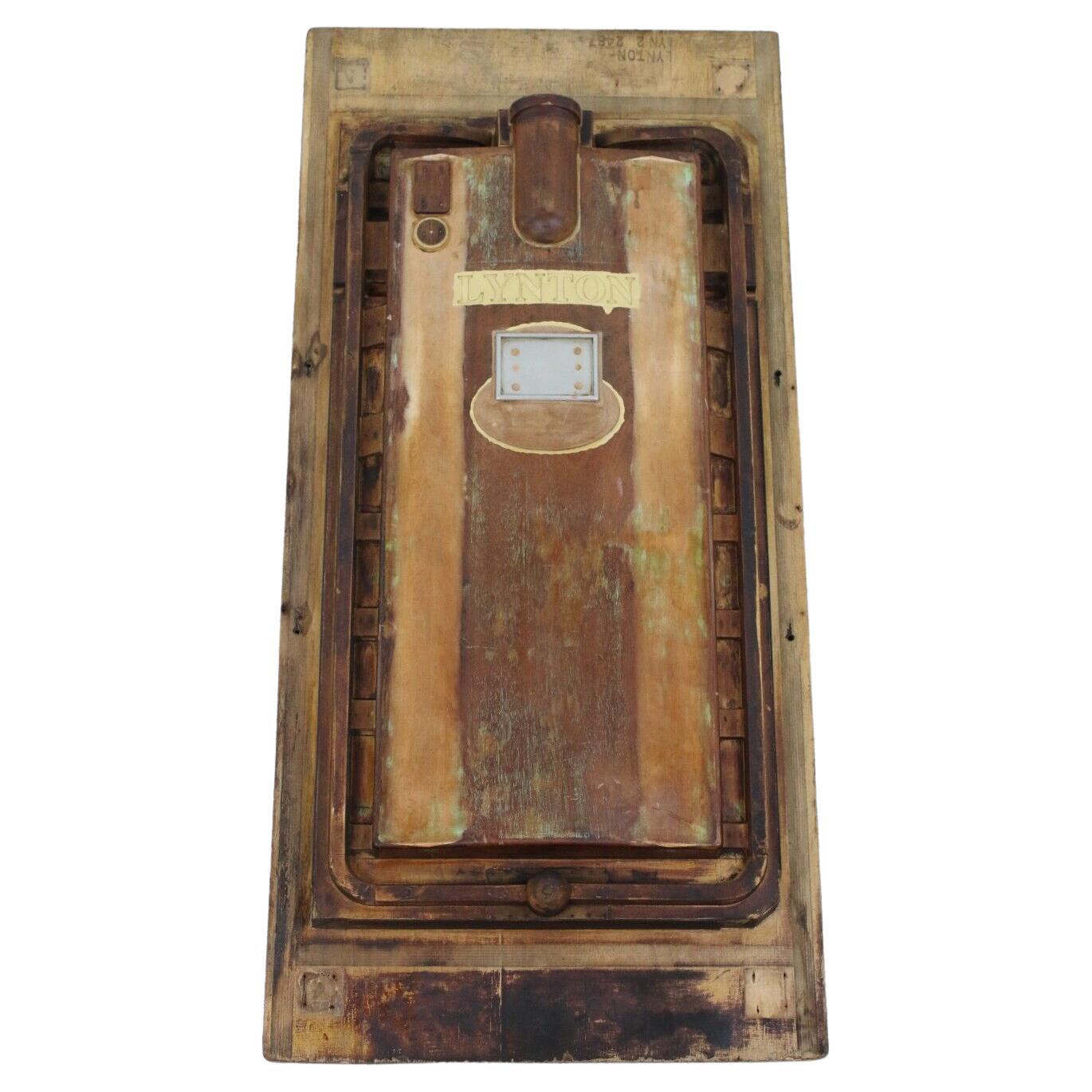20th Century Lynton Mixed Wood Factory Mould Wall Decoration