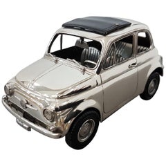 20th Century Made in Italy Sterling Silver Car Fiat 500F