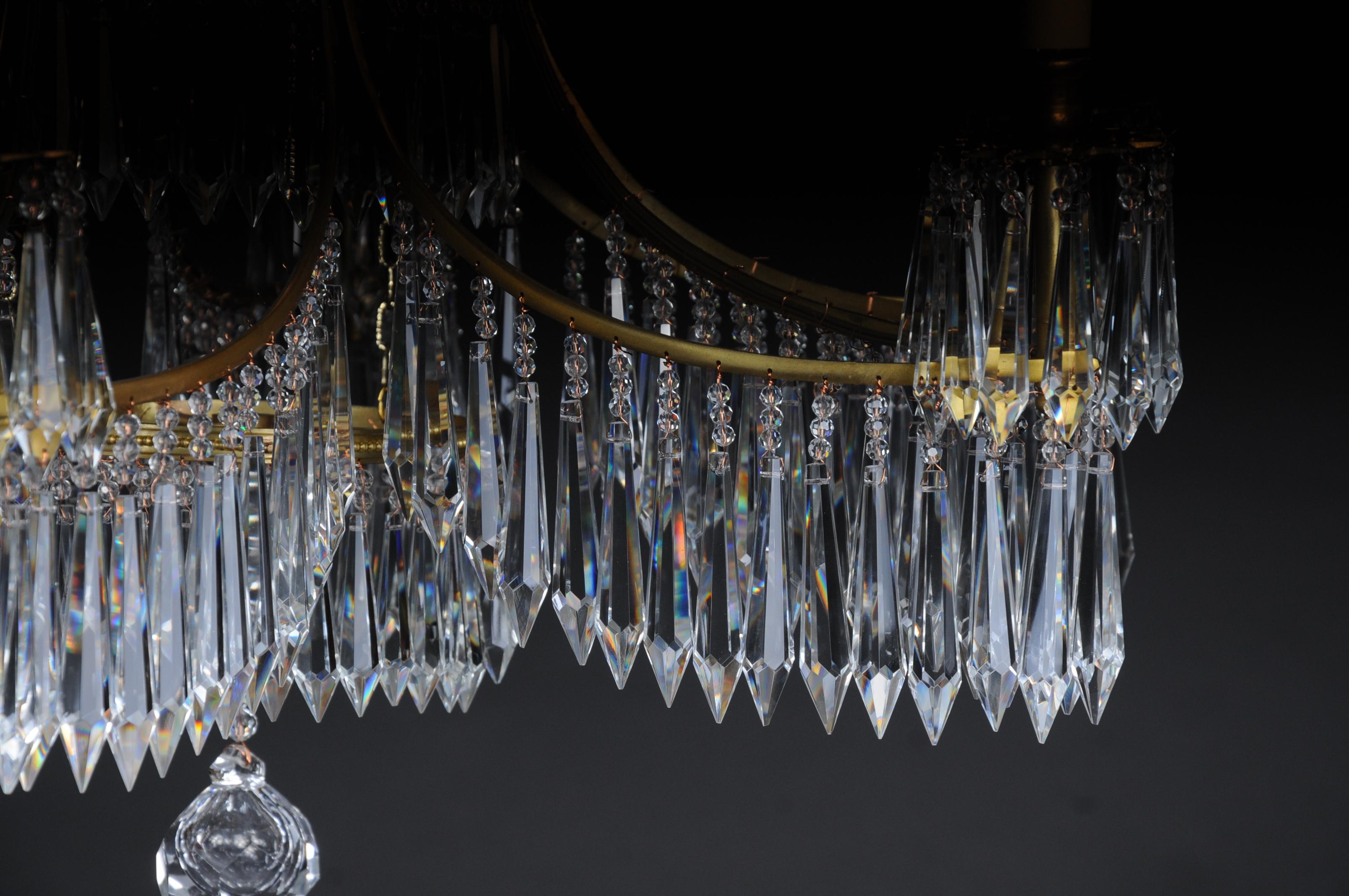 Magnifique couronne de plafond suédoise classique du 20ème siècle, lustre en vente 1