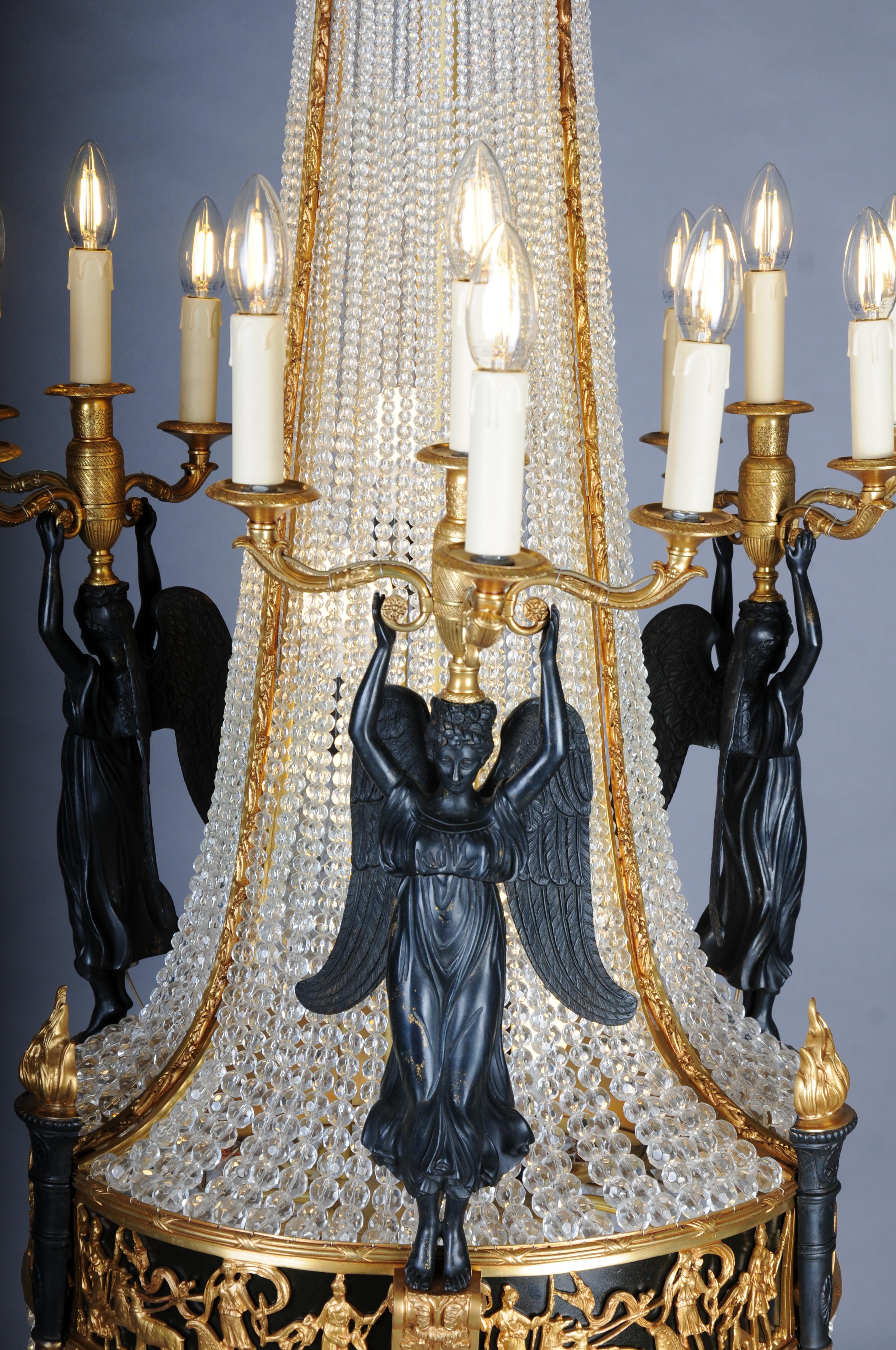 20th Century Magnificent Empire Victoria Chandelier a. P.P. Thomire #2 For Sale 6