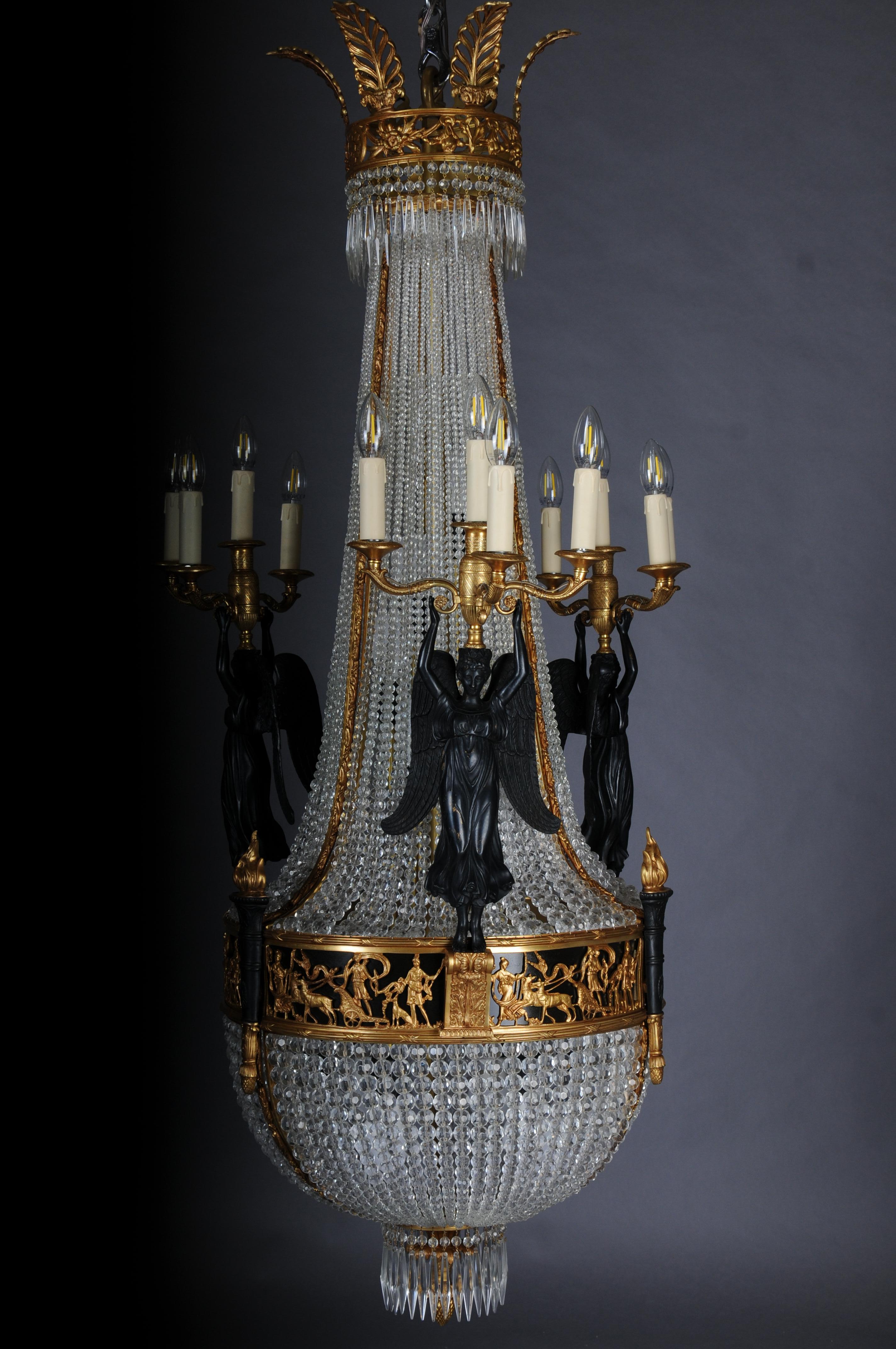 20th Century Magnificent Empire Victoria Chandelier a. P.P. Thomire #2 For Sale 13