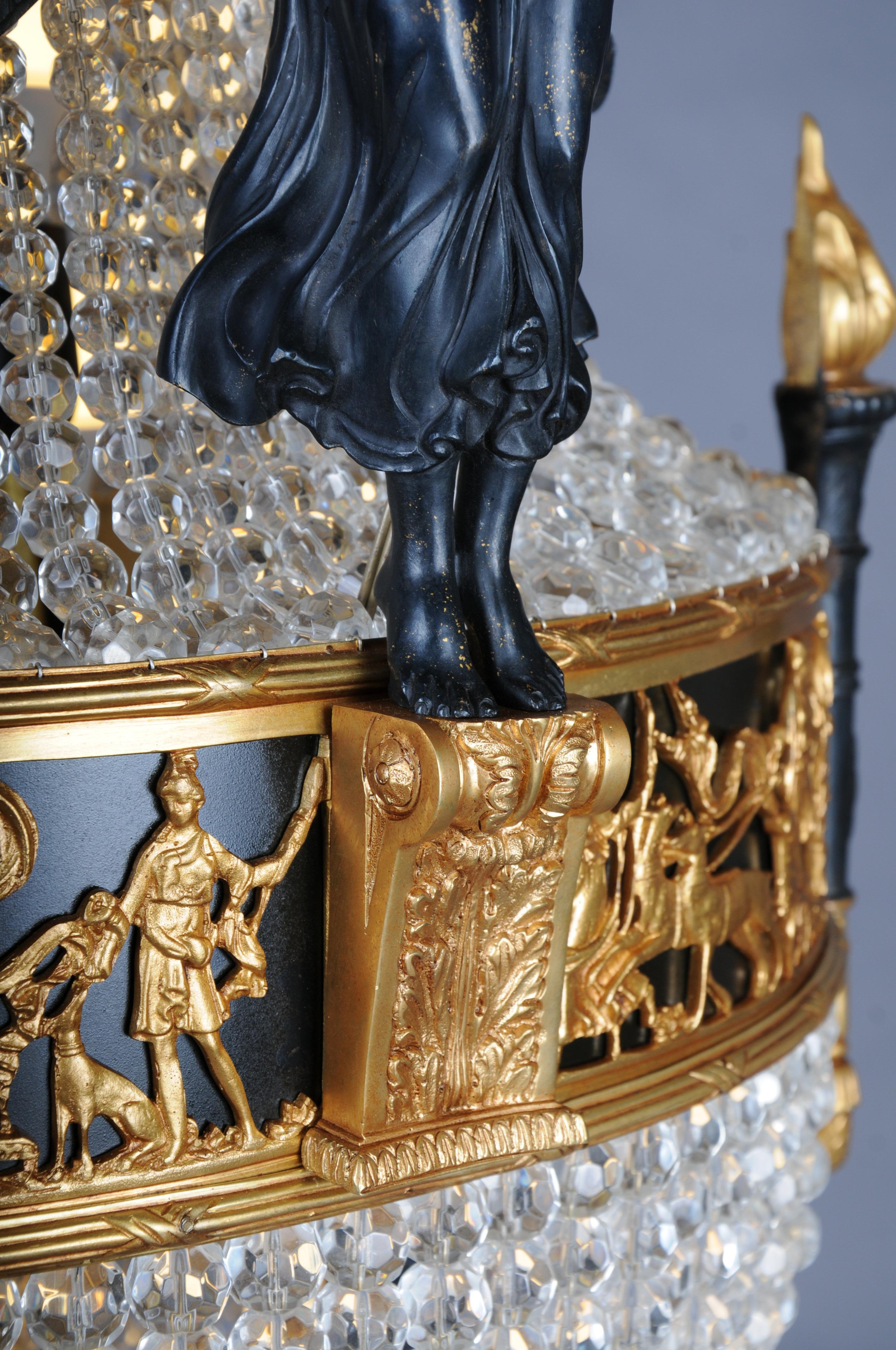 Gilt 20th Century Magnificent Empire Victoria Chandelier a. P.P. Thomire #2 For Sale