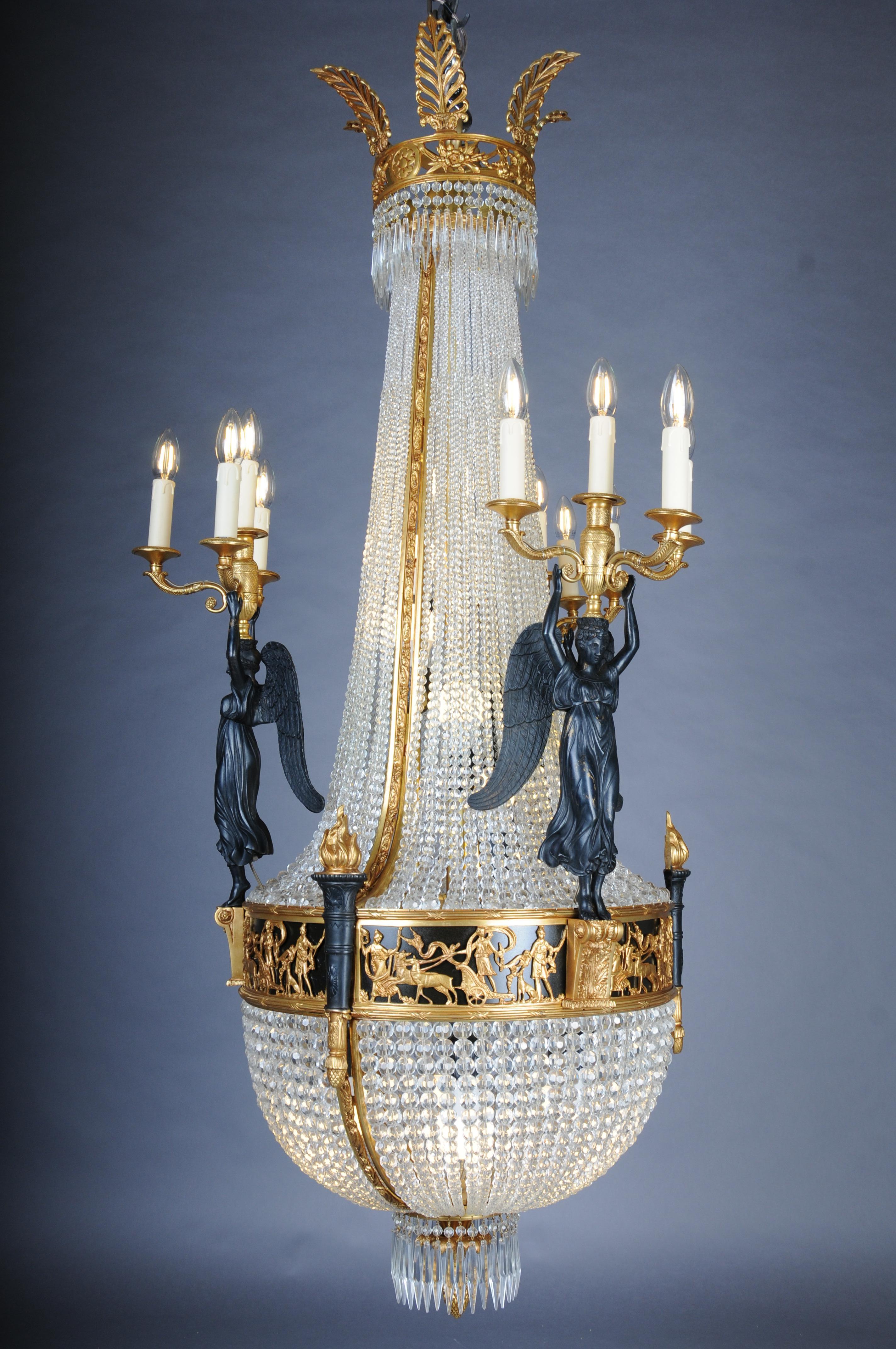 20th Century Magnificent Empire Victoria Chandelier a. P.P. Thomire #2 For Sale 2