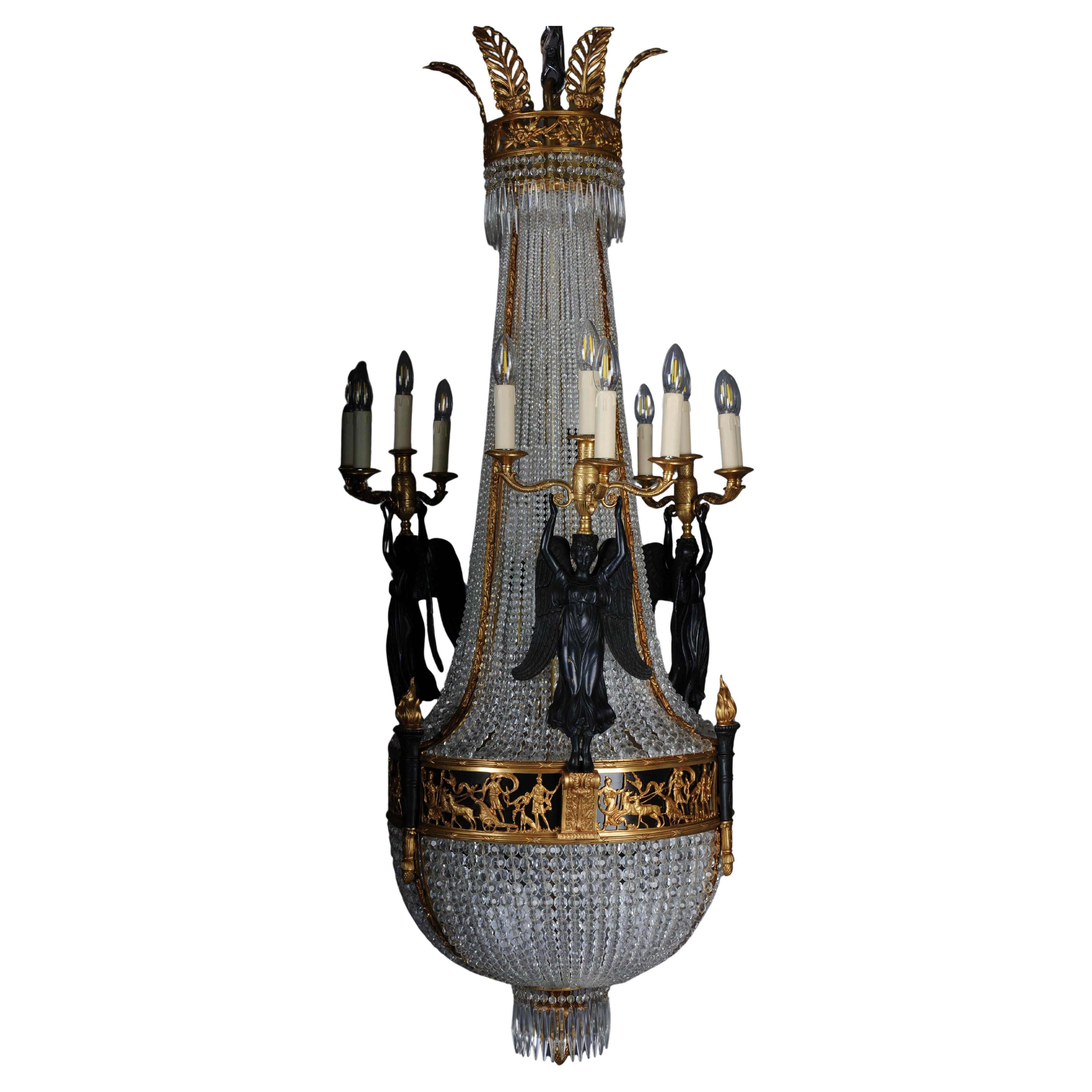 20th Century Magnificent Empire Victoria Chandelier a. P.P. Thomire #2 For Sale