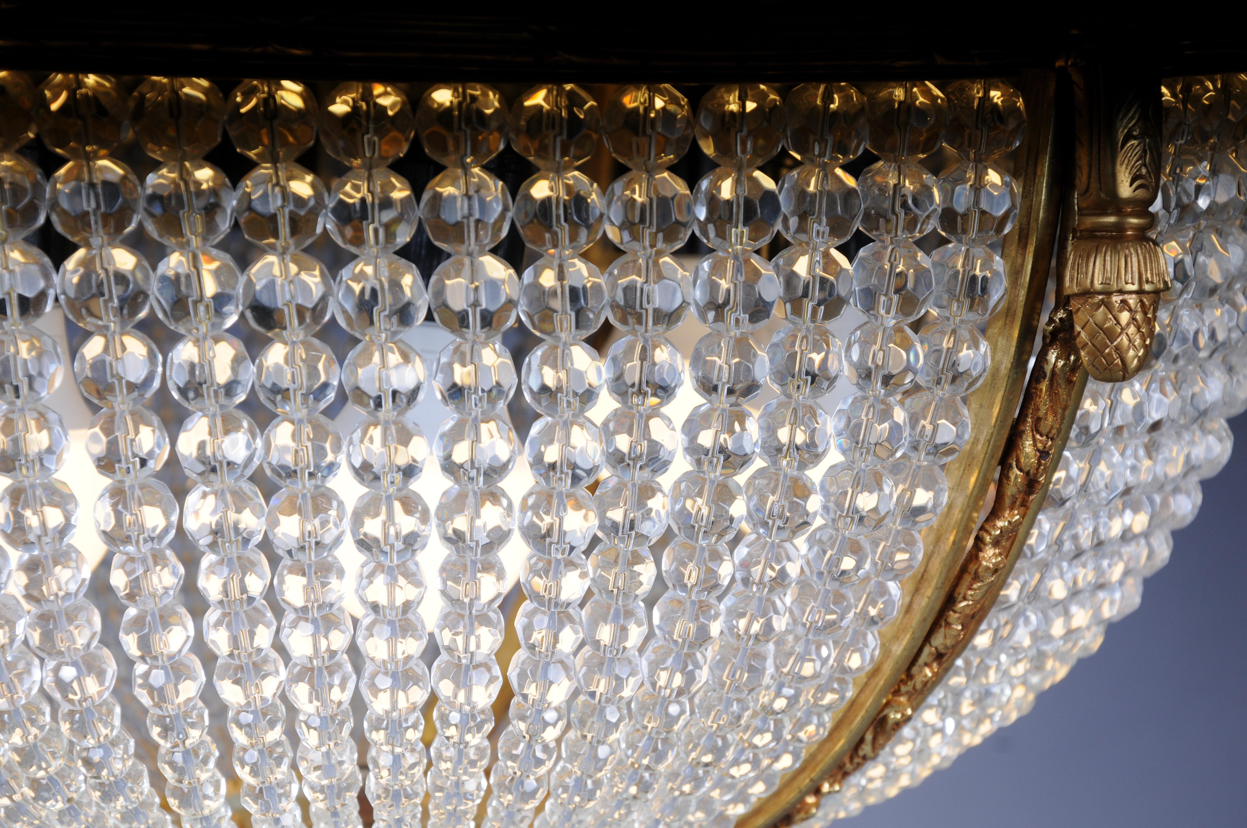 20th Century Magnificent Empire Victoria Chandelier after Pierre Philippe Thomir For Sale 11