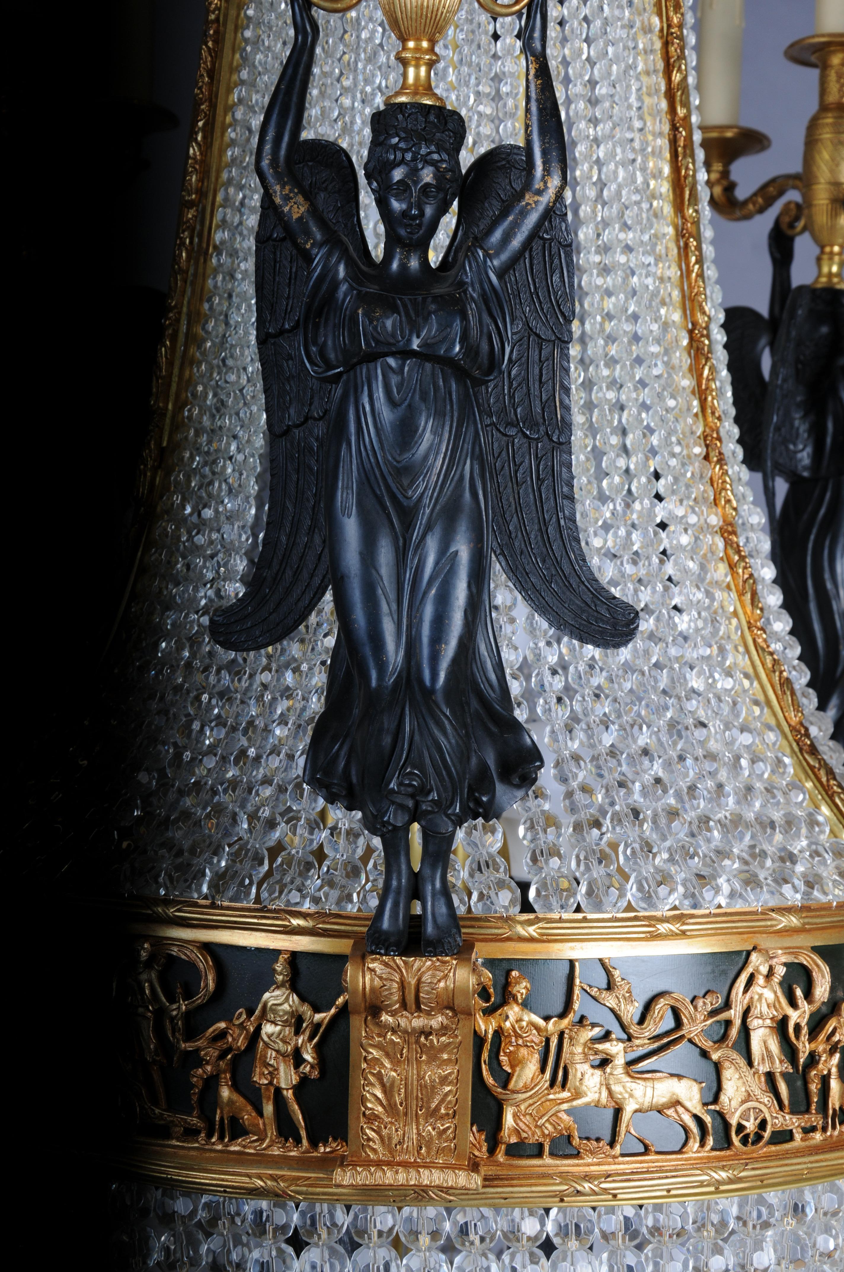 20th Century Magnificent Empire Victoria Chandelier after Pierre Philippe Thomir In Good Condition For Sale In Berlin, DE