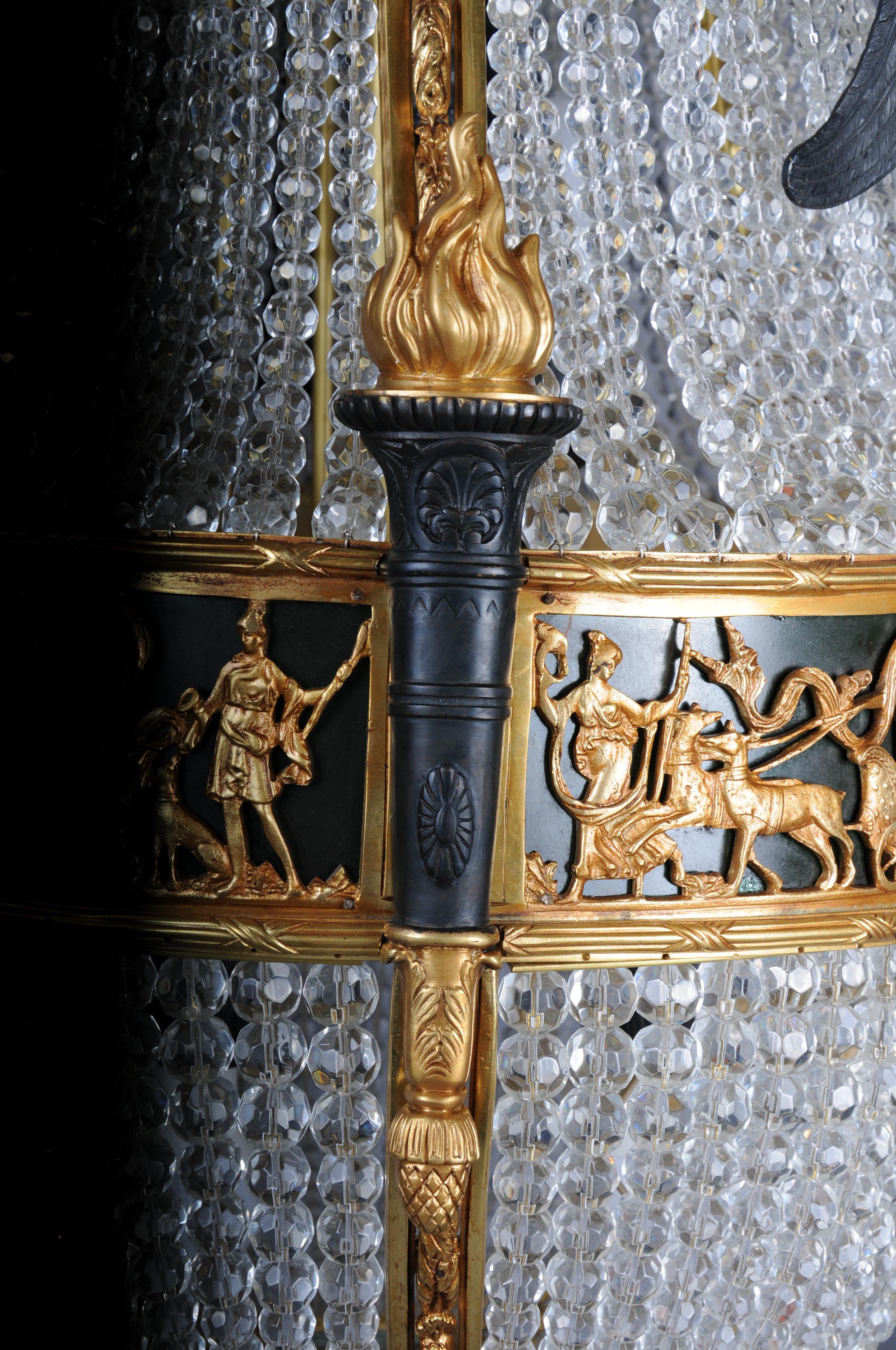 20th Century Magnificent Empire Victoria Chandelier after Pierre Philippe Thomir For Sale 1