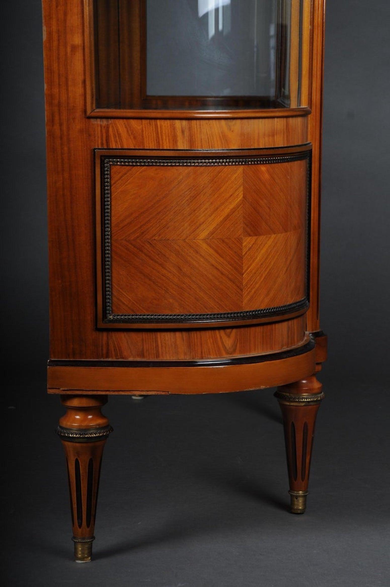 20th Century Magnificent French Louis XVI Style Display Cabinet For Sale 9