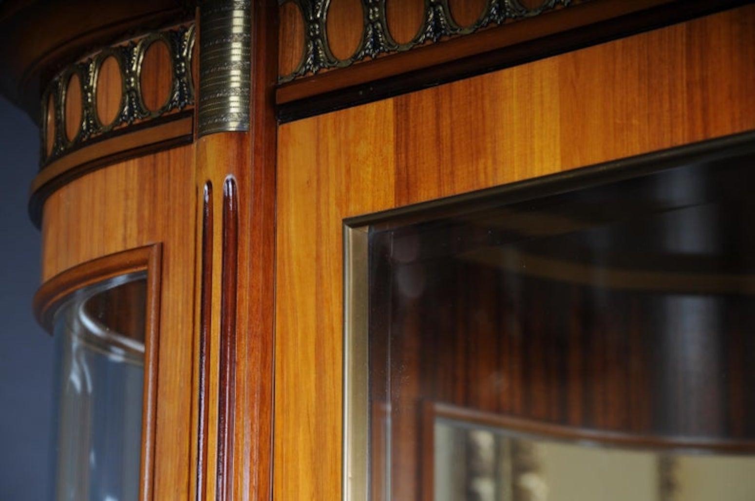 20th Century Magnificent French Louis XVI Style Display Cabinet For Sale 3