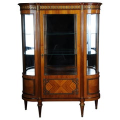 Vintage 20th Century Magnificent French Louis XVI Style Display Cabinet