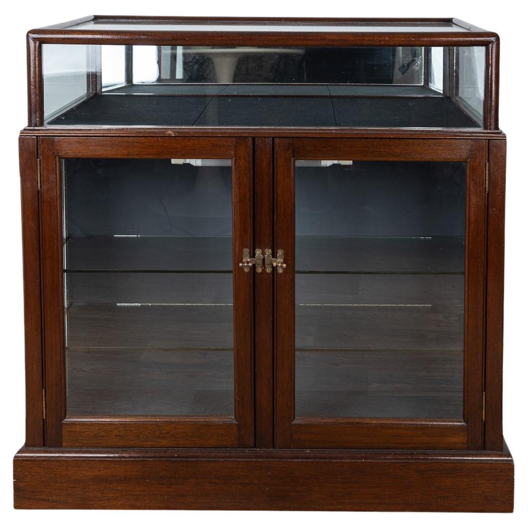 20th Century Mahogany Display Cabinet, c. 1920 For Sale