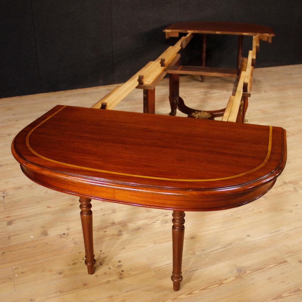 20th Century Wood French Dining Leaf Table, 1920 3