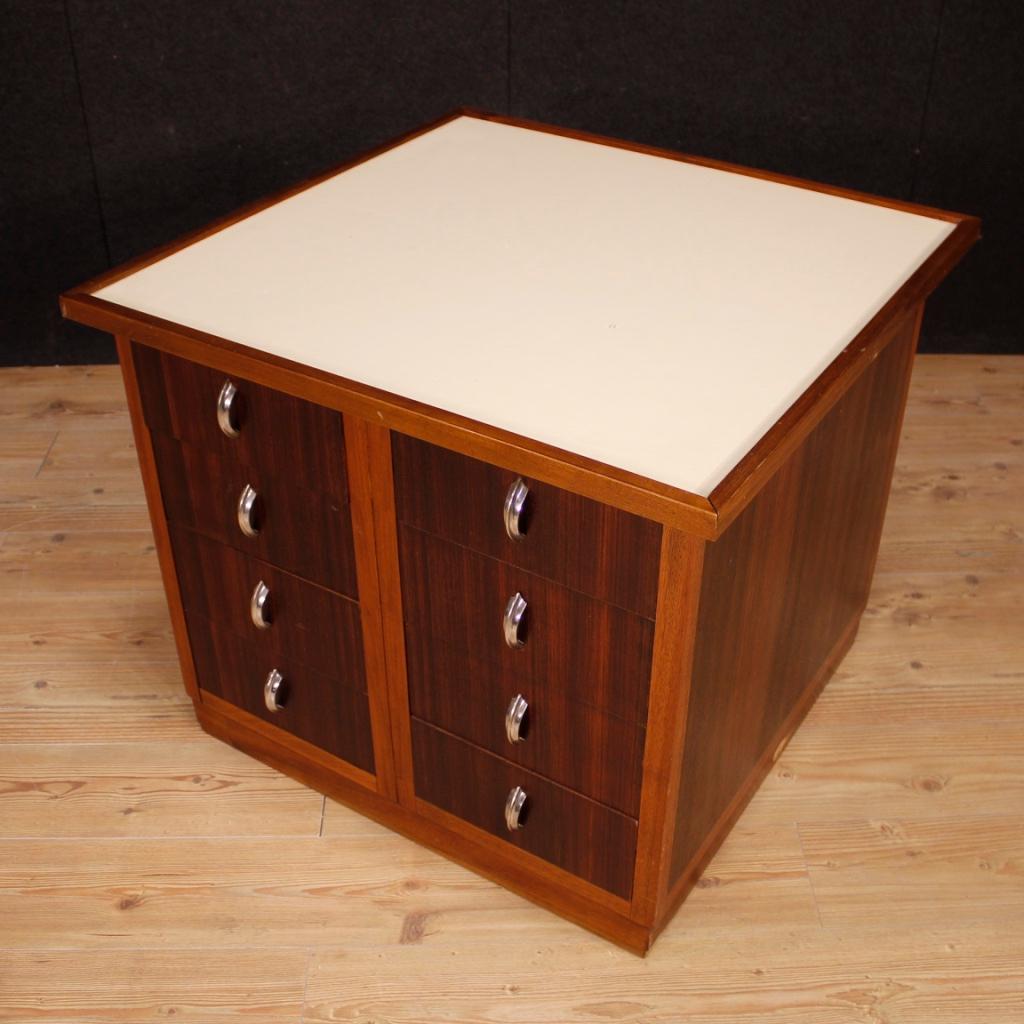  20th Century Mahogany, Palisander Wood French Design Chest of Drawers, 1960s For Sale 5