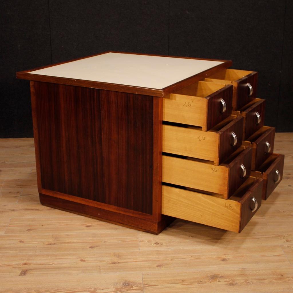  20th Century Mahogany, Palisander Wood French Design Chest of Drawers, 1960s For Sale 2
